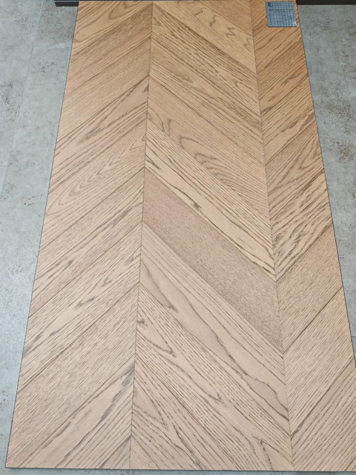 Кварцевый паркет Quartz Parquet Французская Ёлка 99-1258-59 Дуб Кедровый Латте