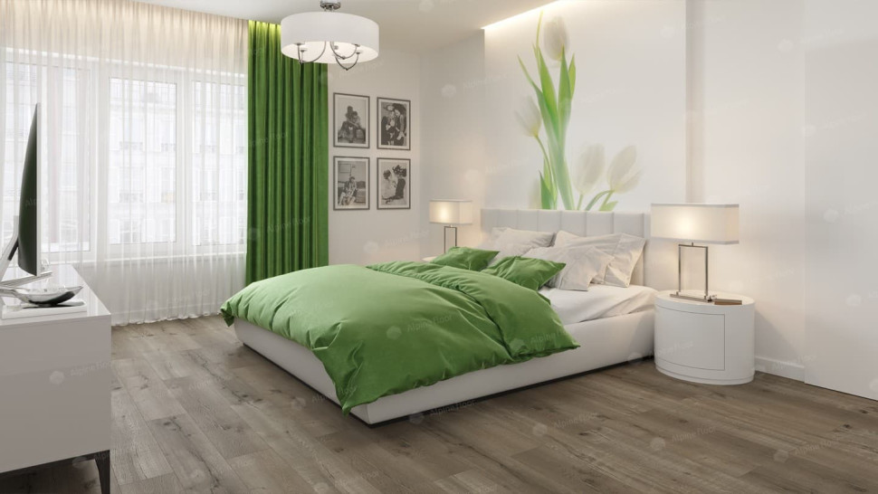 Кварц-винил Alpine floor Real Wood 2-4 Дуб Verdan