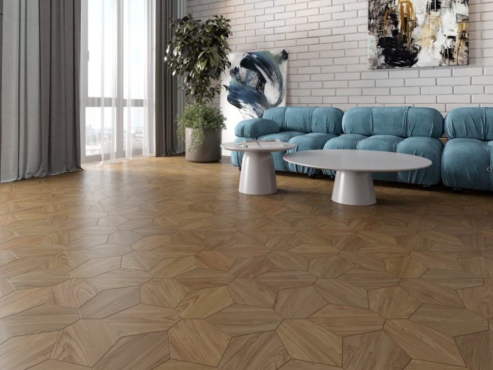 Инженерная доска Eppe Adelso Геометрический паркет AD1407 Дуб Chic