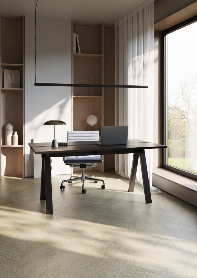 Кварцевый паркет Quartz Parquet Французская Ёлка 99-1258-60 Дуб Европейский