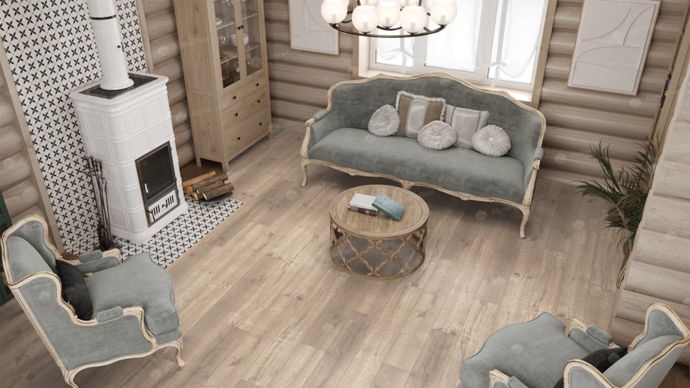 Кварц-винил Alpine floor Real Wood 2-5 Дуб натуральный