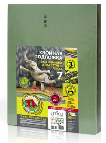 Подложка Steico Хвойная 7 мм