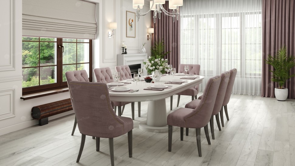 Кварц-винил Alpine floor Premium XL 7-17 Дуб Слоновая кость