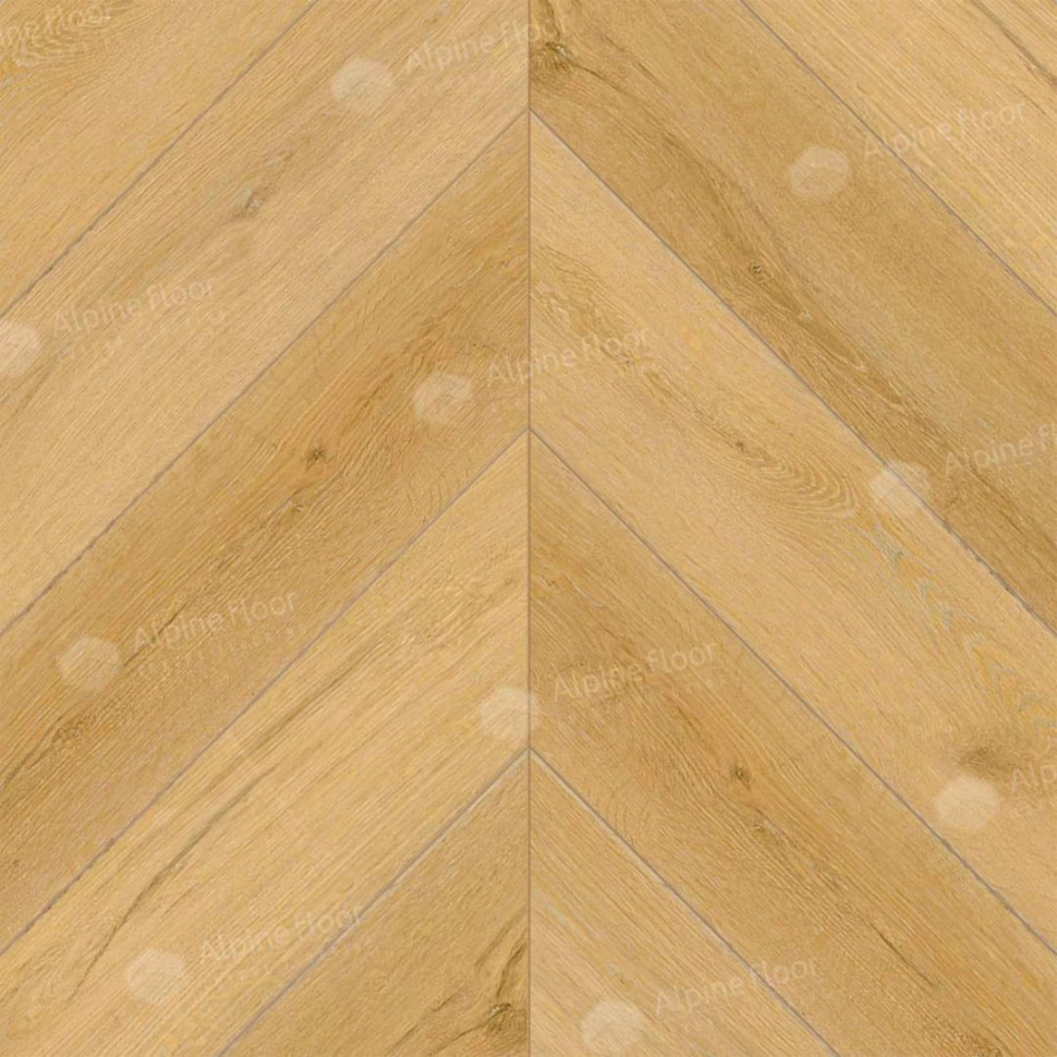 Кварц-винил Alpine floor Шеврон 18-20 Тёплый