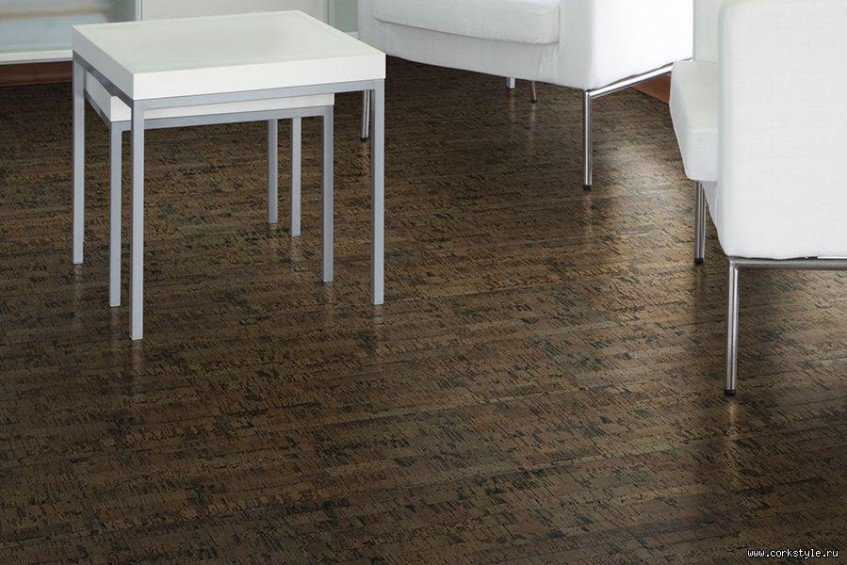 Пробковые полы Corkstyle CorkPRO P06064 Linea Brown