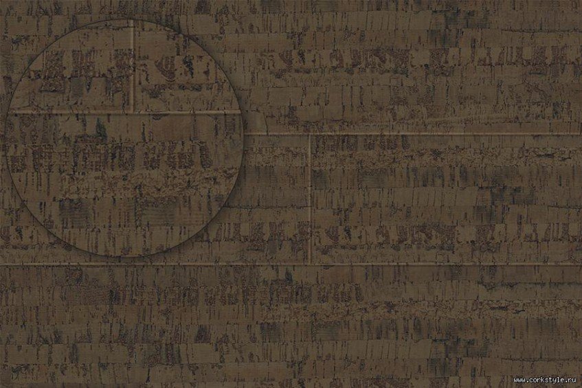 Пробковые полы Corkstyle CorkPRO P06064 Linea Brown