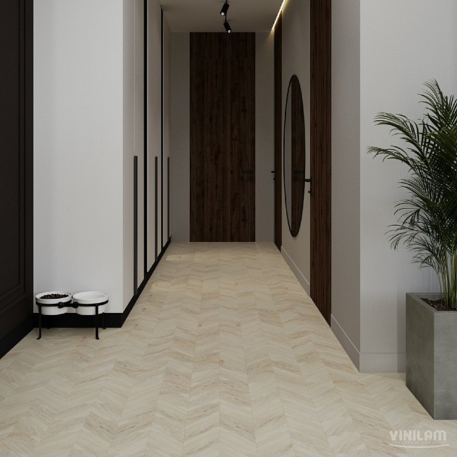 Кварц-винил Vinilam Parquet Chevron LVT R14777CL7 Шеврон Бриссак