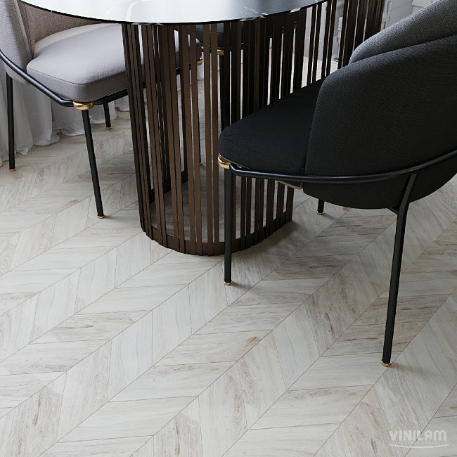 Кварц-винил Vinilam Parquet Chevron LVT R14777CL7 Шеврон Бриссак
