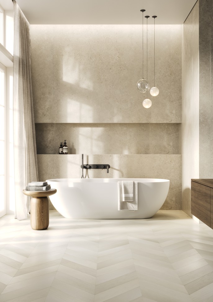 Кварцевый паркет Quartz Parquet Французская Ёлка 99-400-56 Клён Американский Белый