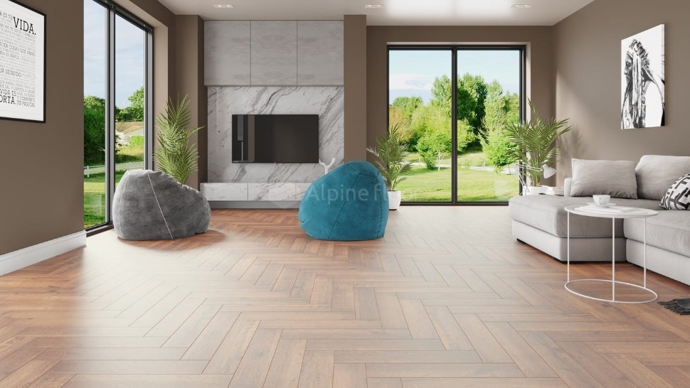 Кварц-винил Alpine floor Parquet light 13-2 Дуб Royal