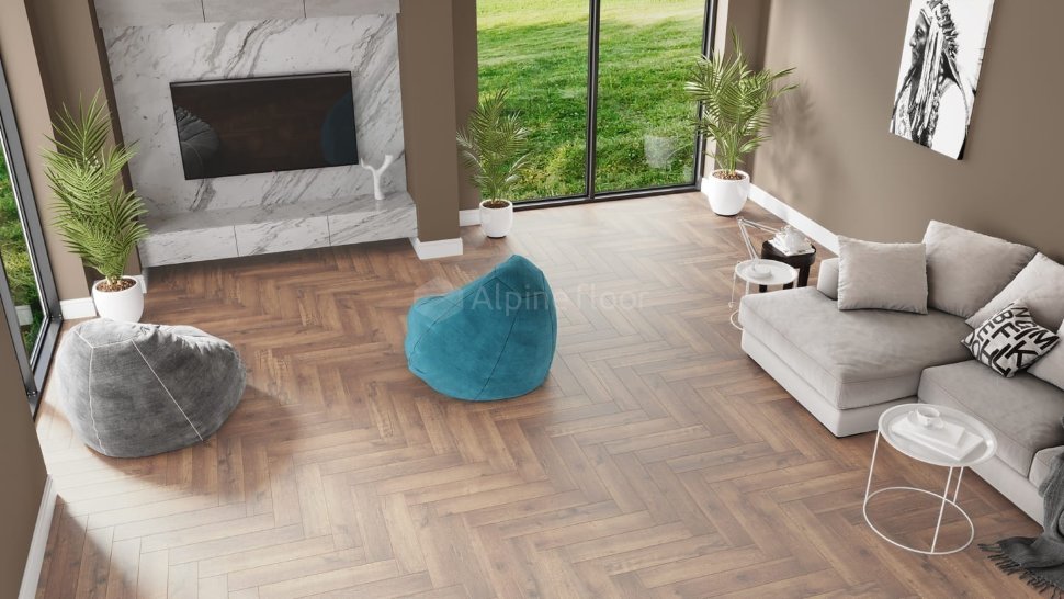 Кварц-винил Alpine floor Parquet light 13-2 Дуб Royal