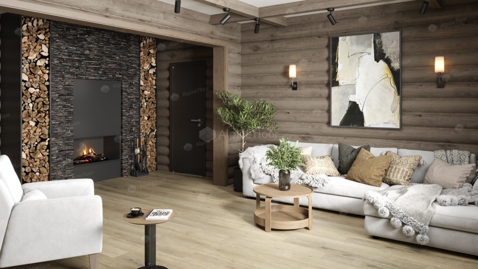 Кварц-винил Alpine floor Premium XL 7-19 Дуб Сливочный