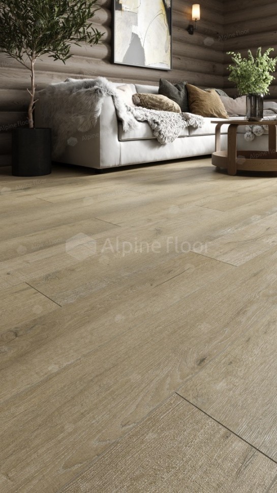 Кварц-винил Alpine floor Premium XL 7-19 Дуб Сливочный