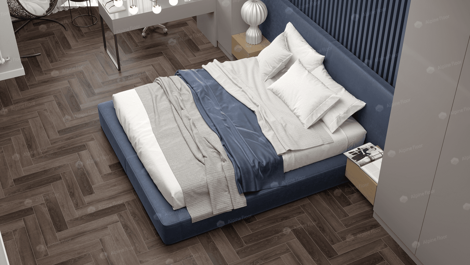 Кварц-винил Alpine floor Премиальный паркет (Parquet Premium) 19-16 Фафнир