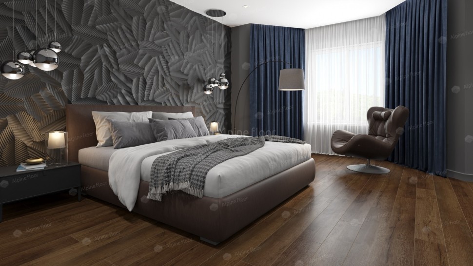 Кварц-винил Alpine floor Premium XL 7-18 Дуб Шоколадный