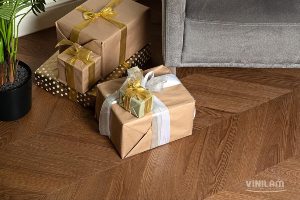 Кварц-винил Vinilam Parquet Chevron LVT I1651102 Шеврон Плезир