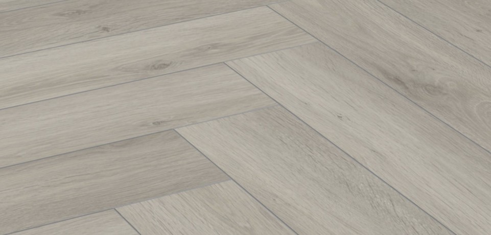 Ламинат Kronotex Herringbone 8мм D3773 Дуб серебряный