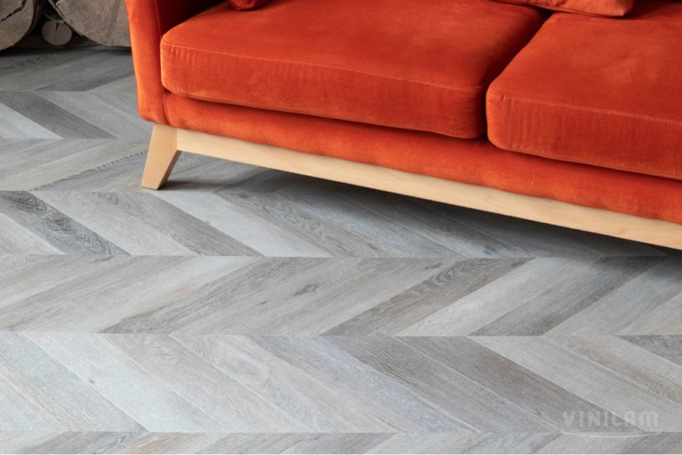 Кварц-винил Vinilam Parquet Chevron LVT RI444515CL4 Шеврон Легран
