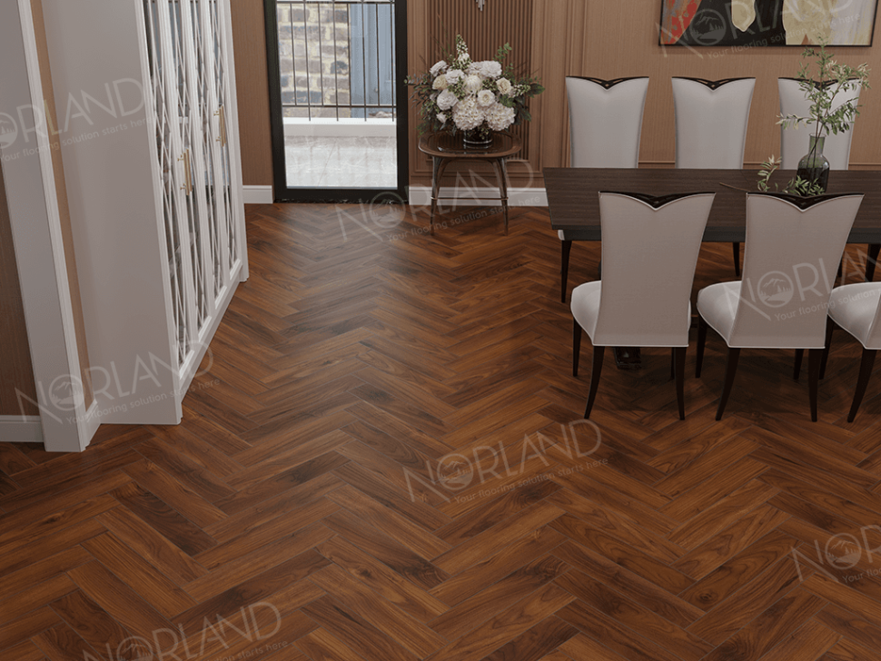 Ламинат Norland Herringbone Elegant 303-19 Орех Кипр