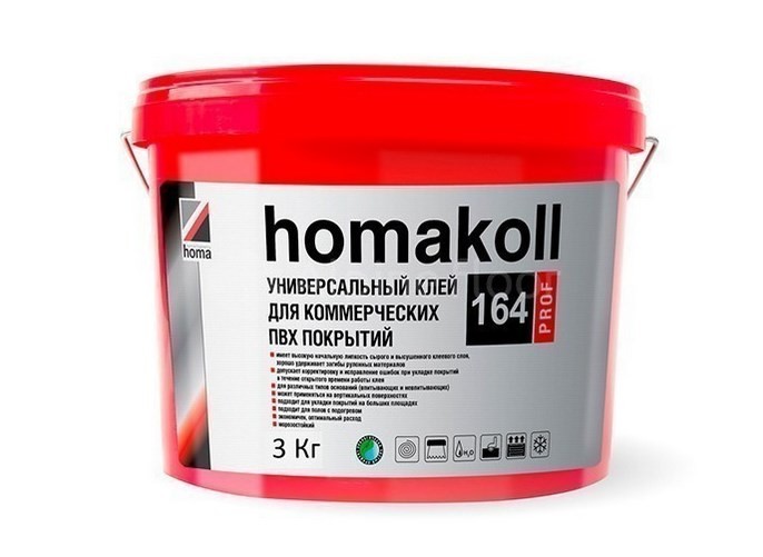 Клей Homakoll 164 Prof - 3 кг - купить в интернет-магазине: фото, цены, характер