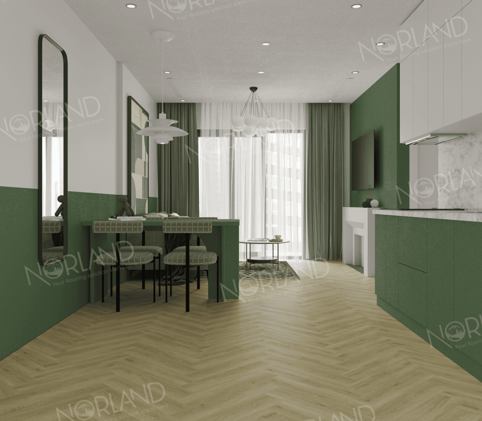 Кварц-винил Norland Северный уют (Lagom Parquet) 1033-06 Нежный