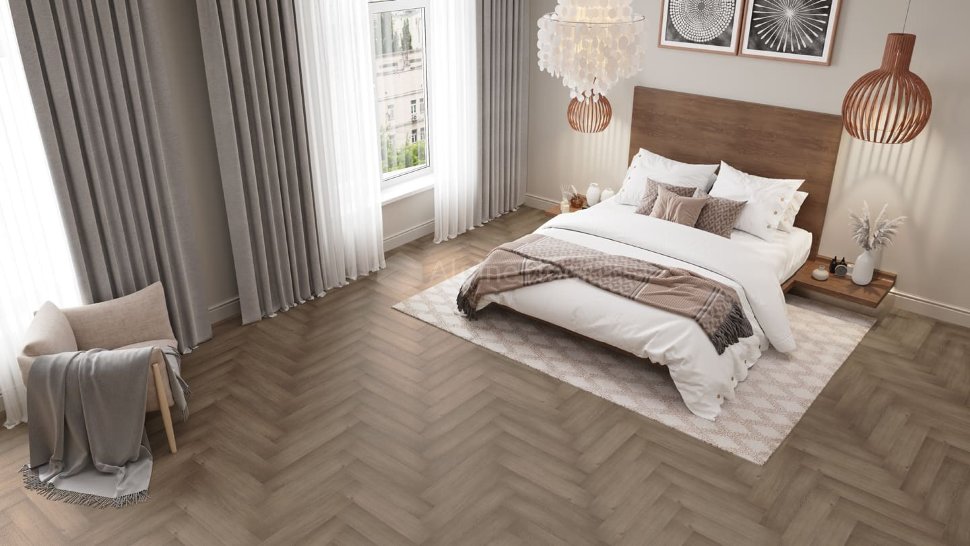 Кварц-винил Alpine floor Parquet light 13-7 Дуб Насыщенный 