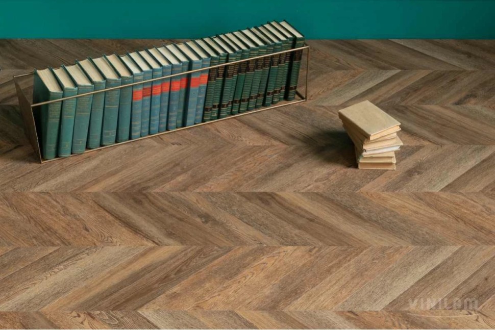 Кварц-винил Vinilam Parquet Chevron LVT RI153610CL4 Шеврон Нормандия