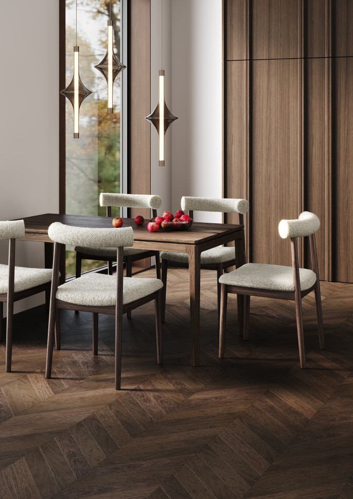 Кварцевый паркет Quartz Parquet Французская Ёлка 99-550-64 Венге Африканский