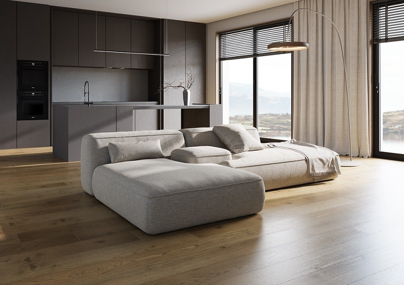 Кварцевый паркет Quartz Parquet Престиж 1258-02 Дуб Муссон