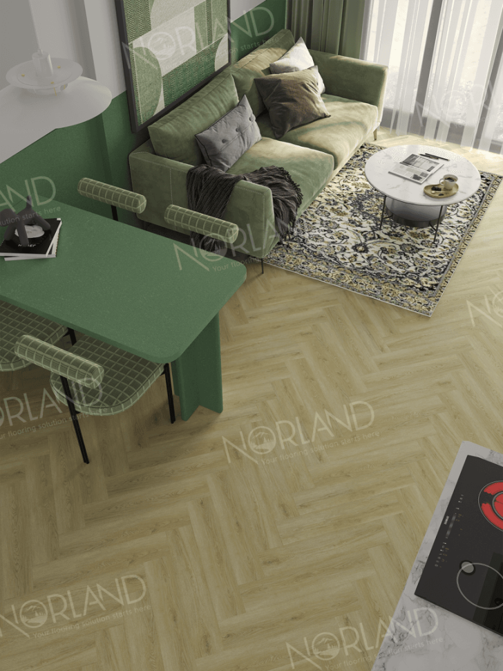 Кварц-винил Norland Северный уют LVT (Lagom Parquet LVT) 1034-06 Нежный