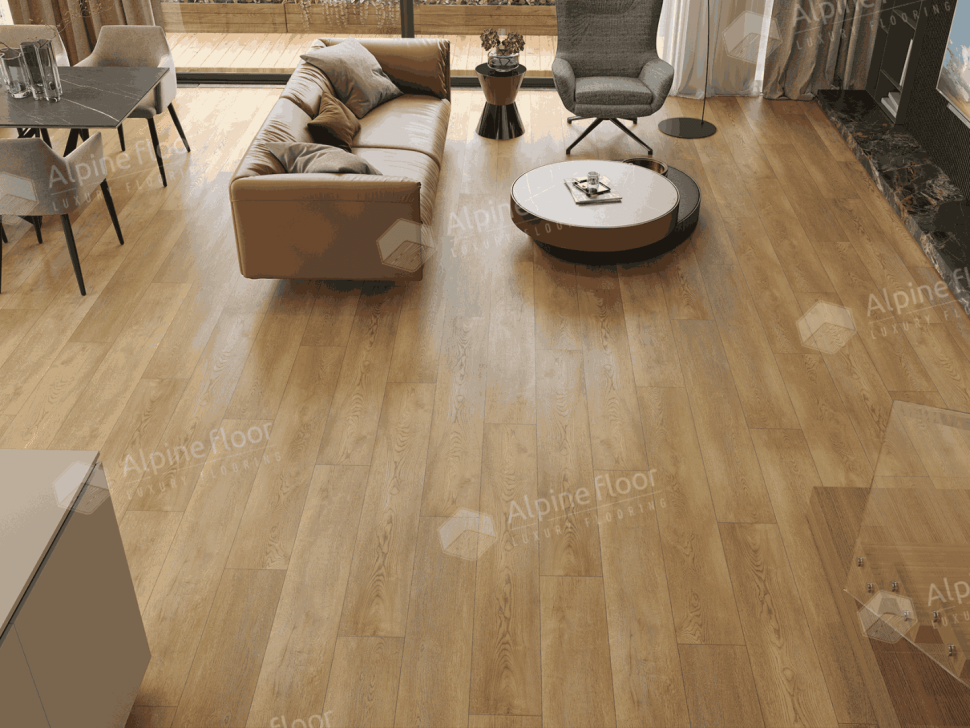 Кварц-винил Alpine floor Premium12 24-2 Дуб Модерн