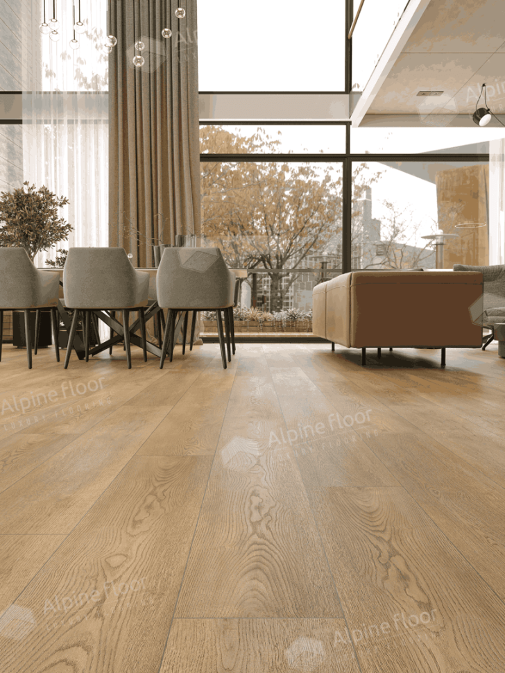Кварц-винил Alpine floor Premium12 24-2 Дуб Модерн