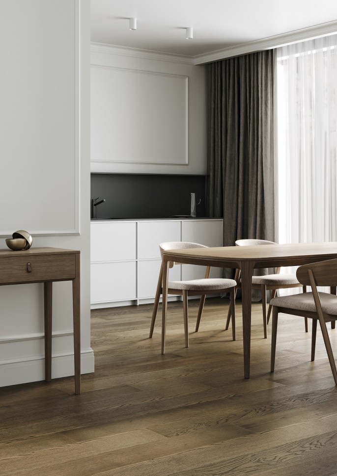 Кварцевый паркет Quartz Parquet Престиж 1258-04 Дуб Амбарный