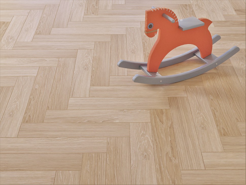 Инженерная доска Gran Parte Крема Английская ёлка