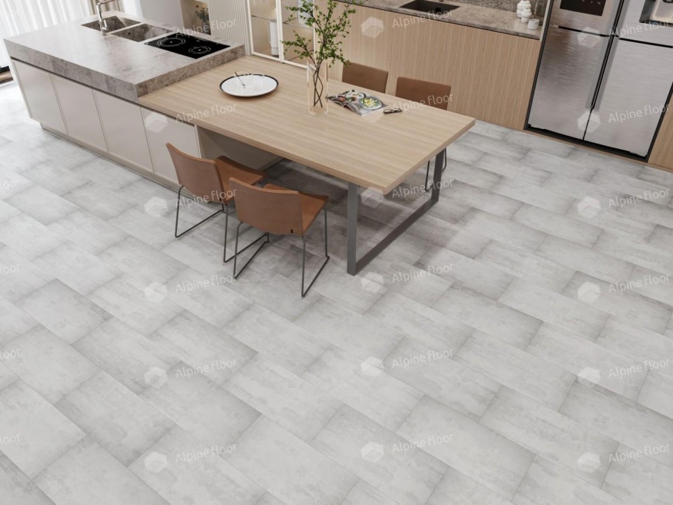 Кварц-винил Alpine floor Light Stone LVT15-6 Самерсет 