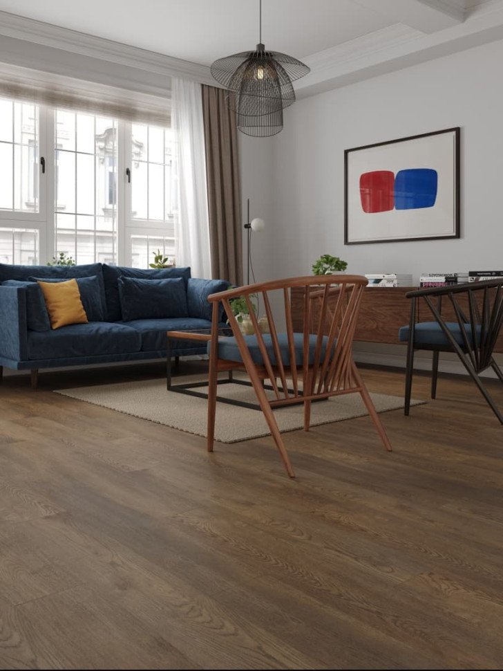 Кварц-винил Alpine floor Гармоничные линии 3-45 Дуб Гоен