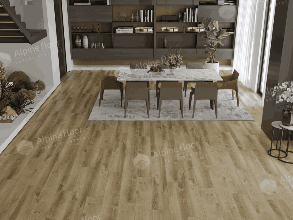 Кварц-винил Alpine floor Premium12 24-5 Дуб Серена