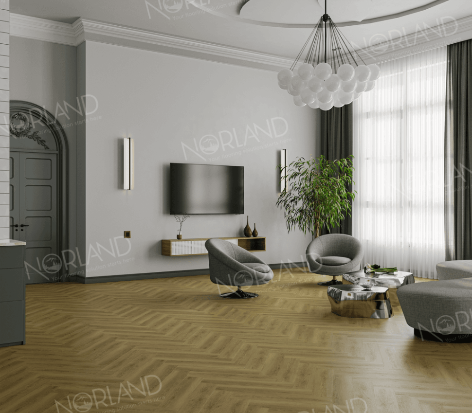 Кварц-винил Norland Северный уют LVT (Lagom Parquet LVT) 1034-10 Смелый