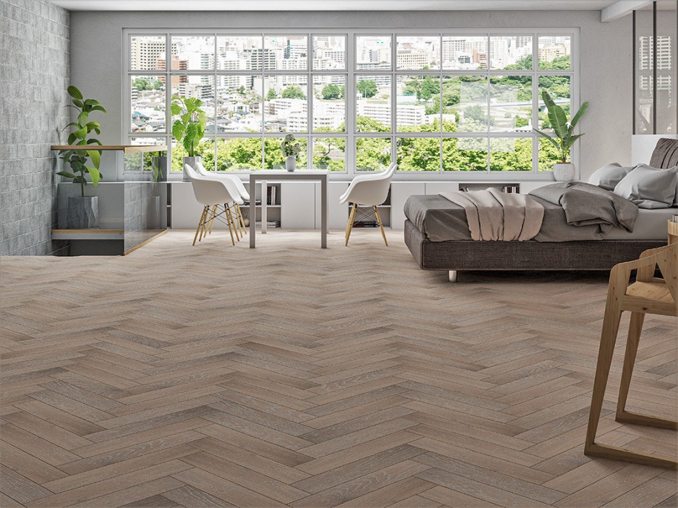 Инженерная доска Gran Parte Парма Английская ёлка 