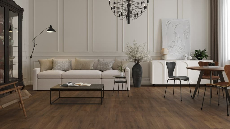 Кварц-винил Alpine floor Гармоничные линии 3-40 Дуб Казимир