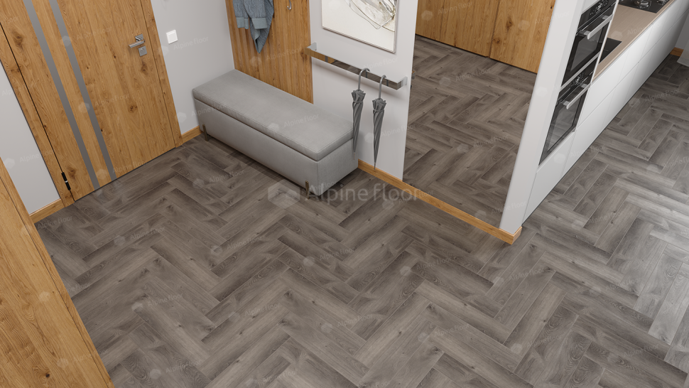 Кварц-винил Alpine floor Parquet light 13-13 Дуб Мерга