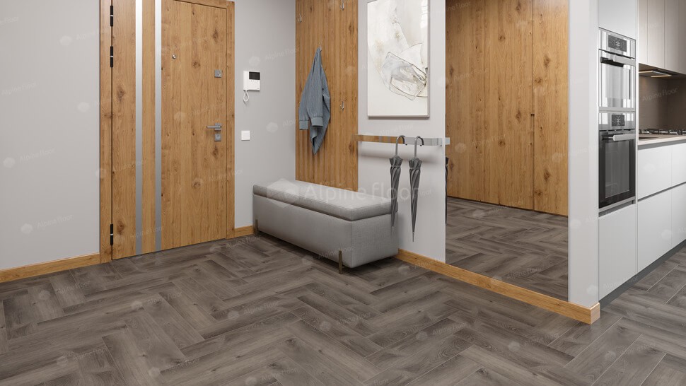 Кварц-винил Alpine floor Parquet light 13-13 Дуб Мерга