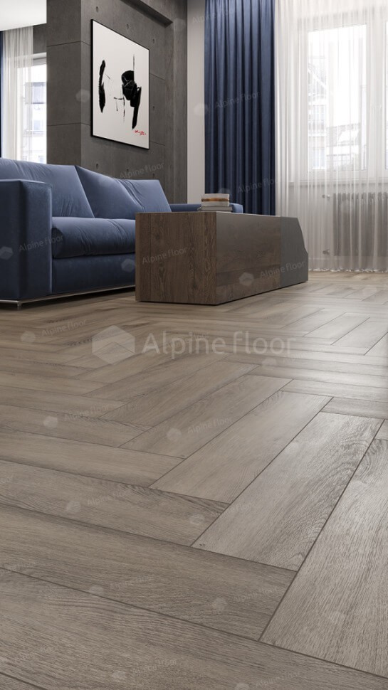 Кварц-винил Alpine floor Parquet light 13-15 Дуб Исида