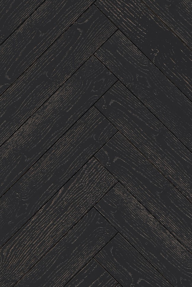 Инженерная доска Gran Parte Антрацит Английская ёлка 