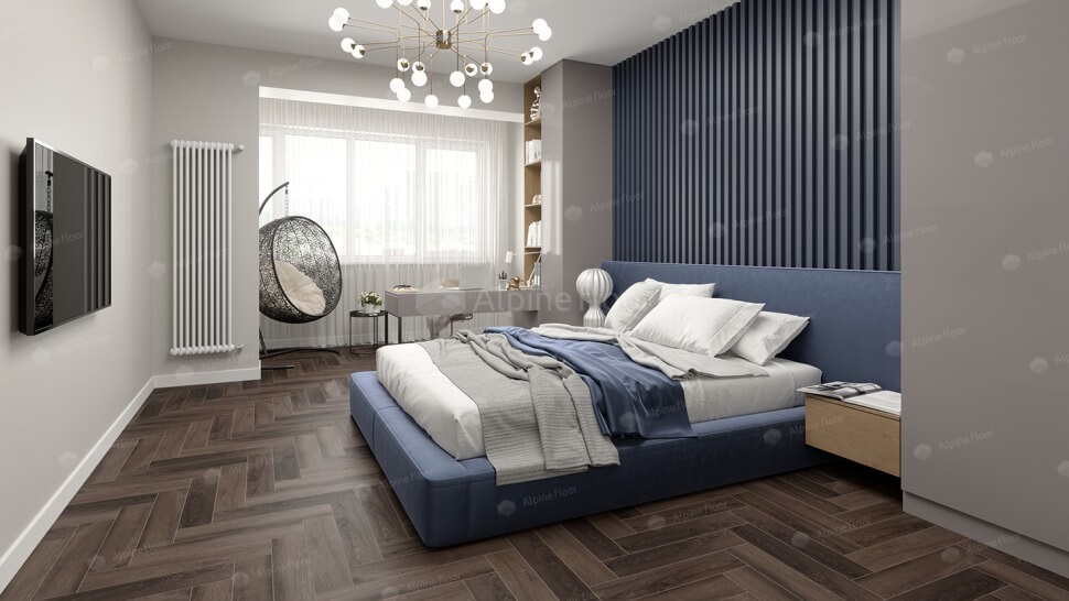 Кварц-винил Alpine floor Parquet light 13-16 Дуб Фафнир