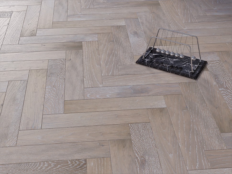 Инженерная доска Gran Parte Аргенто Английская ёлка