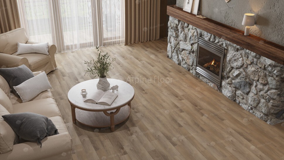 Кварц-винил Alpine floor Parquet light 13-17 Дуб Синистра