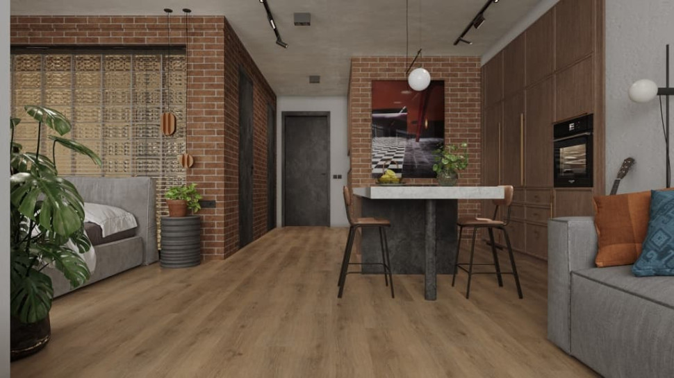 Кварц-винил Alpine floor Ультра 5-41 Дуб Рейсдал