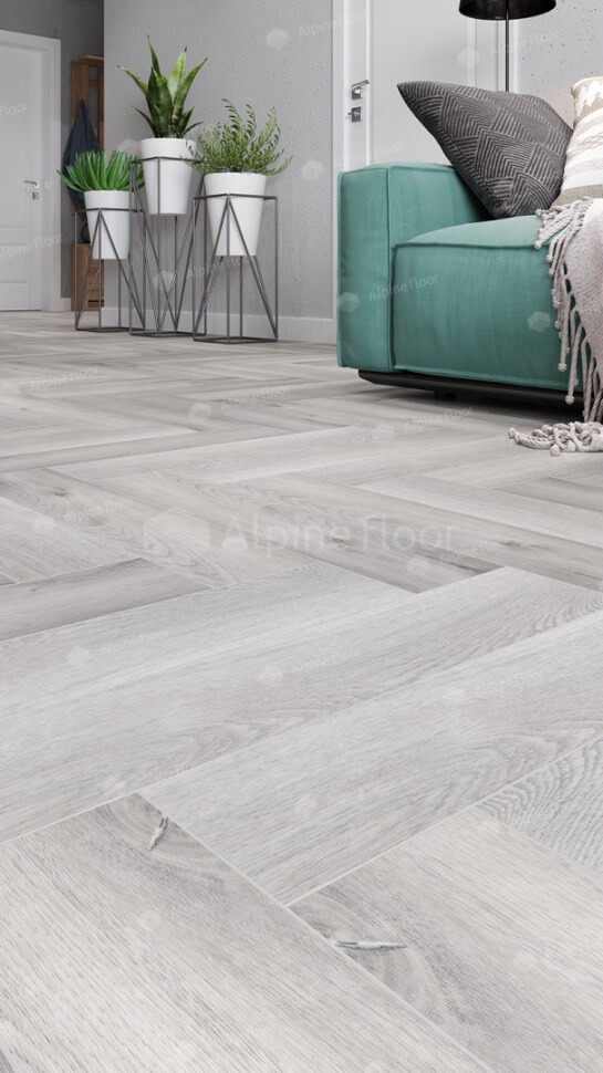 Кварц-винил Alpine floor Parquet light 13-18 Дуб Лейтена
