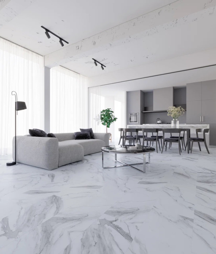 Кварц-винил FloorBee Optima 1241 Теоторе Кристал